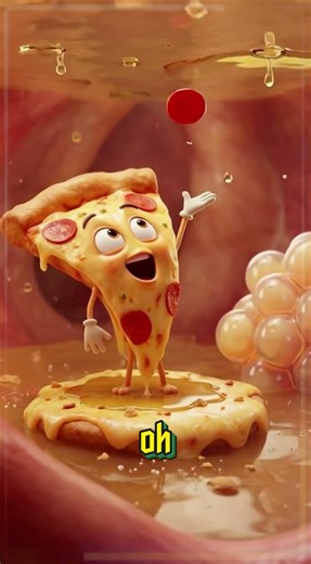 The Truth About Eating Pizza | 3D Food Animation #shorts