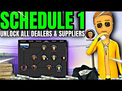 How to Unlock All Dealers & Suppliers in Schedule 1 (Full Tutorial)