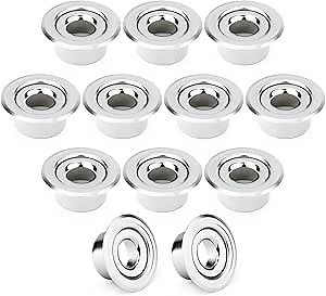 GASHER 4Pcs Recessed Fire Sprinkler Escutcheon 1/2 in. IPS, Depth Adjustment Range up to 3/4 in. For Fire Sprinkler Trim