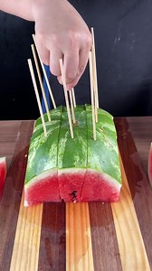 Easy watermelon skewers. | YumMakers