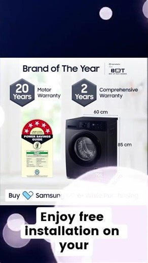 Samsung 9kg AI EcoBubble Washing Machine — 5★ Smart Wash, Super Speed, Steam & Wi‑Fi (Quick Review)