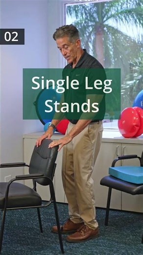 The BEST exercise to improve balance for seniors #seniorfitness #fallprevention #physio #mobility