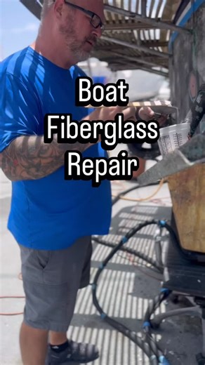 🚤🔧 Fiberglass Hull Repair & Paint 🌊 #aboutboatsfl #boatmaintenance #hullrepair Bring your boat back to perfection! 🚤✨ In this video, we remove old underwater lights, expertly patch the holes with premium fiberglass, and apply a smooth, professional hull paint finish for long-lasting protection. Serving Dania Beach, Fort Lauderdale, and Hollywood, our team at About Boats FL specializes in: ✔️ Boat maintenance & bottom services ✔️ Fiberglass repair & patching ✔️ Professional painting & detaili