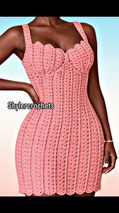 Shell Stitch Crochet Bodycon Dress / Top | a Made-to-Measure Crochet design with Full Back Coverage by Shylercrochets — a flattering, elegant, that beautifully hugs the body. Full tutorial is on my you tube channel and written pattern is on my you tube channel (link in bio) #shylercrochets #fyp #crochetersofinstagram #crochettutorial #handmade | Shylercrochets