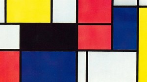 You've seen the pattern on everything from dresses to coffee cups. Here's how Piet Mondrian's design evolved into what you recognize today. | The Wall Street Journal