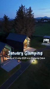 64K views · 149 reactions | Families can avail of a January getaway for only €69pn for a family of 4 in a glamping cabin. Our cabins are heated, complete with an ensuite bathroom, settee and smart TV. Treat your family (or friends) to a getaway this January. Book here: https://bit.ly/3VokfZT #glamping #glampinginjanuary #donegalbreak #donegal | Wild Atlantic Camp | Facebook