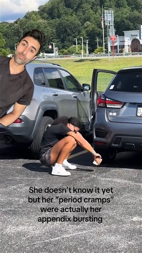 Kunal Sood, MD on Instagram: "Appendicitis can mimic menstrual cramps because both share similar pelvic pain pathways. The key difference is how the pain changes. The pain felt in appendicitis usually starts on the lower right side or the belly button, and worsens with movement, fever, or vomiting. Persistent or one-sided pain should be checked immediately to prevent rupture and complications. Would you know the difference between menstrual cramps and appendicitis? VC: @edenmw2044 Follow @doctor