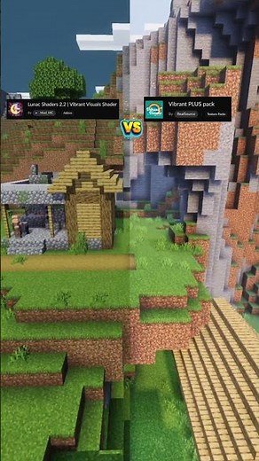 🔥 Best Minecraft Bedrock 1.21 Shader! Lunac vs Vibrant PLUS ⚡🎨