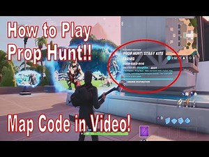 Fortnite - How to Play Prop Hunt and How to Use the Prop Gun!! [Map Code in Video!!]