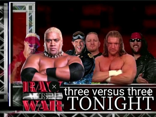 WWF Toocool&Rikishi vs Road Dogg&X-PAC&Triple H （ Raw2000-3-13）