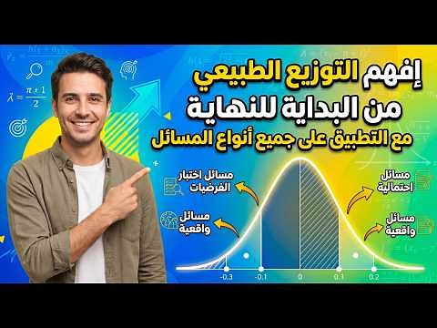 7-1: Normal Distribution شرح منحنى التوزيع الطبيعي
