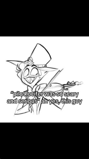 shaking in my boots while i’m typing this btw🥺 no but seriously, it’s so stupid when anyone’s like “i miss pilot lucifer, he was supposed to be evil” because he was so clearly not😭 any doodle, idea for future episodes back in pilot days or even vivienne herself just shows him the exact same pretty much but people love to focus on only that one scene taken out of context (as they also do with lilith🥰) #hazbinhotel #hazbinhotellucifer #lucifermorningstar #hazbin #hellaverse