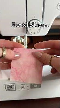 How to sew 5 types of seams #beginnersewing #sewing #basicsewing