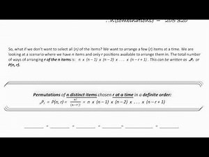 1.3 Factorials and Permutations