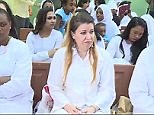 British Laura Plummer filmed in Egyptian prison for first time
