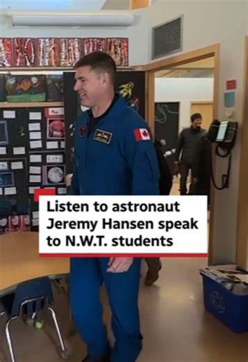 Canadian astronaut Jeremy Hansen made a visit to the N.W.T. to meet Yellowknives Dene First Nation students and answer their questions about space. #Space #Astronaut #Kids #inspiration #IndigenousNews #IndigenousTikTok #CBCIndigenous