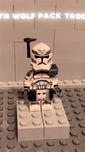 104th Wolfpack trooper Lego custom #wolf #legotoys #starwars #legosets #lego #starwars #legotoys