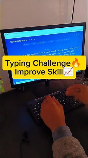 Typing Practice Challenge⌨️💻| Improve Speed & Accuracy | Skill Development📈