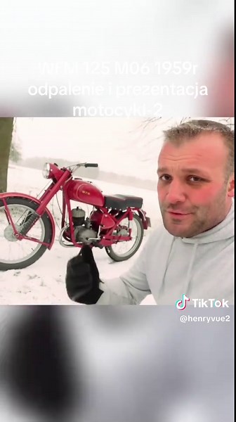 WFM 125 M06 1959r: Odpalenie i Prezentacja Motocyklu