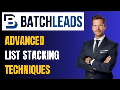 BatchLeads Tutorial: How to Build Profitable Property Lists - DELETE FROM THE SECOND CHANNEL