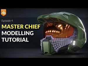 Blender Master Chief Helmet Modelling Tutorial | Episode 4