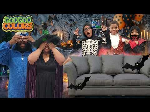 Goo Goo Gaga Plays Halloween Hide & Seek! Who's Hiding? Spooky Fun for Kids