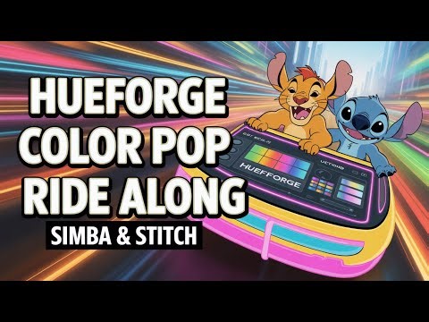 Editing in Color Pop with HueForge – Stitch & Simba Walkthrough!