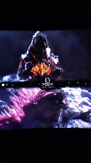 Evolved Godzilla vs burning Godzilla #edit #1v1 #godzilla