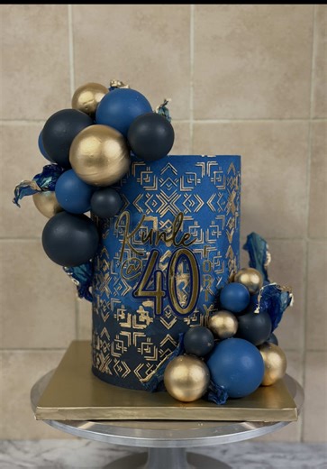 Exquisite Stencil Designs for Luxury Cakes