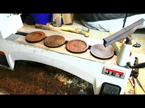 Wood Turning Coasters with Carbide Tools