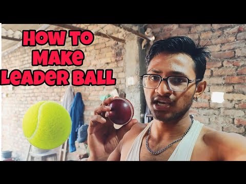How to Make Leather Ball ⚽ | Cricket Leather Ball Kaise Banti Hai | DIY Cricket 🏏