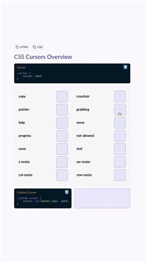✨ Learn about cursors in CSS and how to make your own custom cursor # T5PbdkKMClU