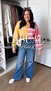 1.8K views · 60 reactions | Our favorite Free People inspired sweaters from Amazon are on MAJOR sale right now and just dropped in new colors too! Leave a comment below and I’ll send a  right to your inbox! #traveloutfit #midsize #loungewearchic #airportstyle #size14style #elevatedbasics #fallfashion Casual fashion, elevated basics, mom style, midsize fashion, midsize style, fall style, fall fashion, size 14 | Curves To Contour | Facebook