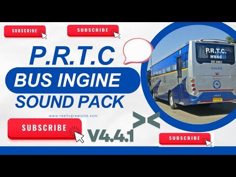 PRTC PUNBUS INGINE SOUND PACK V4.4.1 FOR BUS SIMULATOR INDONESIA #howtodownloadmodsinbussimulator