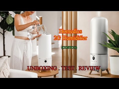 Homedics Warm and Cool Mist UV-C Ultrasonic 2G Humidifier | COSTCO | #humidifier