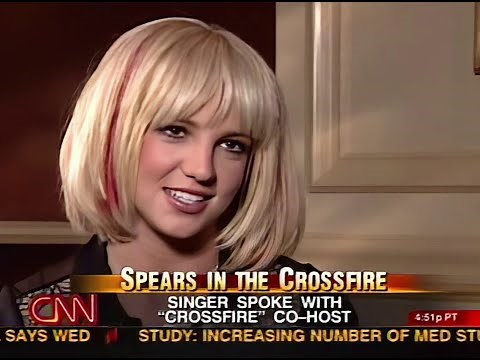 Britney Spears - CNN Live From The Headlines (2003 Interview) [AI Restore]