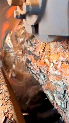 Satisfying Log Peeling #wood