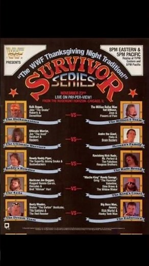 WWE Survivor Series 1989 took place 36 years ago today