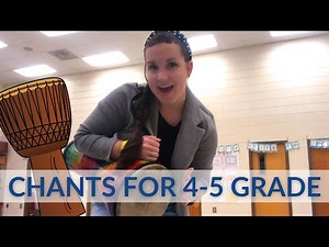 4 Easy Chants for Upper Elementary Music Class || No Sing Music Lessons