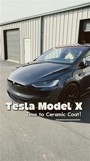 Enhance & Protect your Model X Midnight Silver! #ceramiccoating #tesla