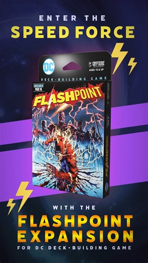 14 reactions | ⏳ 5 DAYS LEFT to enter the Speed Force! ⚡️ Pledge for the Flashpoint expansion and so much more in the DC Deck-Building: Justice League Dark Kickstarter... before it's too late!  Check it out here ➡️ https://bit.ly/DCDBG-JLD  . . . . . . #dccomics #speedforce #flashpoint #theflash #kickstarter #pledge #tabletopgame #dcuniverse #superspeed #superhero | Cryptozoic Entertainment | Facebook