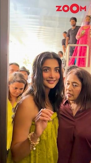 Pooja Hegde Reacts to Thalapathy Vijay CM Question at Event #shorts #poojahegde