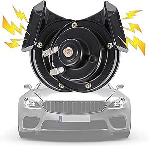 Amazon.com: 300DB Snail Horn Car Horn Train Horn for Truck Car, Electric 12v Extra Loud Train Horns for Pickup,Vehicles, Motorcycle Jeep SUV Lorrys Boats, 2Pack : Automotive