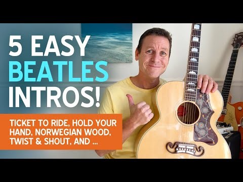 5 BEATLES Intros You Can Learn Today! Easy Guitar Lesson