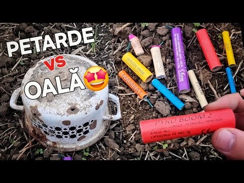 💥TEST PETARDE vs OALĂ 💣 2025-2026 - Firecrackers vs POT 🧨