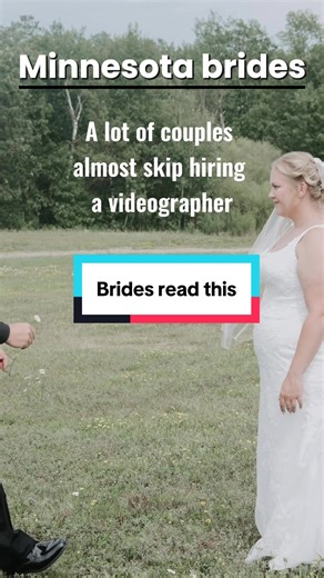 Photos show the day. Video lets you relive it. DM video to check availability. #MinnesotaBride #WeddingVideographer #WeddingFilm #BrideTok #MidwestBride Minnesota wedding videographer, cinematic wedding film, emotional wedding video, wedding planning Minnesota