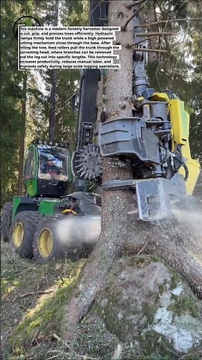 Smart Forestry Machine: Tree Harvesting in Seconds!