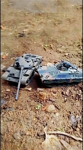 ⓐⓘ german Marder IFV bumped into a soviet T-62 tank #tank #moderntanks #military #ai #tamiya #plamo