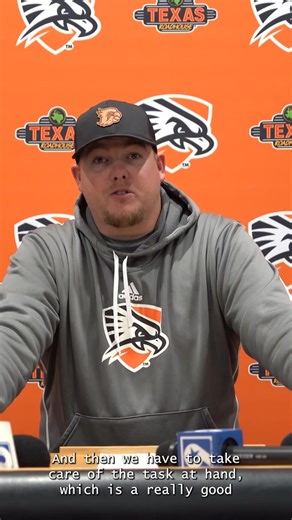 1.4K views · 25 reactions | The UT Permian Basin athletics department held their 14th Texas Roadhouse press conference of the 2025-26 school year on Monday (Nov. 24). Listen in on Head Football Coach Kris McCullough talk about what the team needs to do to come away with the win. #FAMILLY #1AND0BROTHERHOOD | UTPB Athletics | Facebook