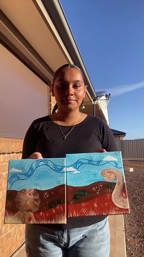 Colorful Aboriginal Dot Painting by Talented Artist